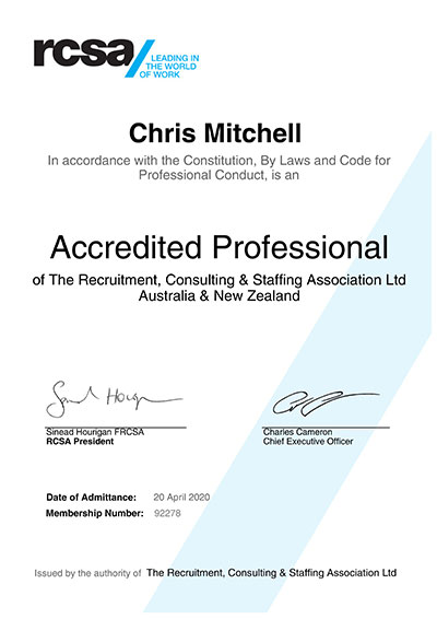 RCSA Accreditation
